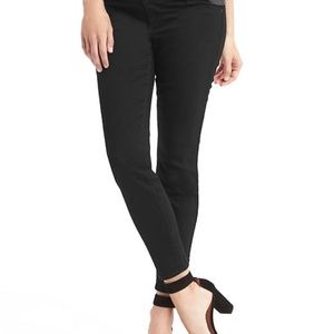 GAP MATERNITY INSET True Skinny Black Jeans 27 4 r